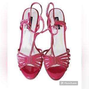 White House/Black Market Hot Pink Sz 7.5